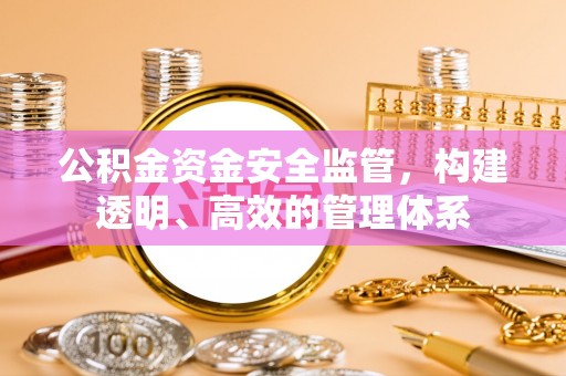 临泽公积金资金安全监管，构建透明、高效的管理体系